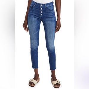 NWT: Mother The Pixie Ankle Fray Jean in Second Thyme Around Size 28